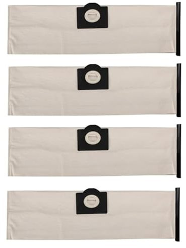 LILYY Lot de 4 sacs filtrants lavables pour aspirateur Karcher Rowenta WD3 WD3200 SE4001 WD3300 Wd2 Premium SE