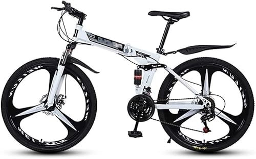 26 Zoll faltbares doppelt stoßdämpfendes Mountainbike Cross Country Speed Rennrad Aluminium faltbares einfaches One Click Faltrad D,26in