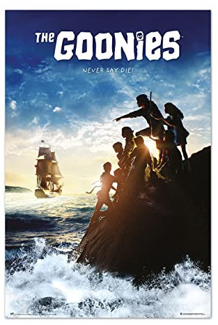 Grupo Erik Offizielles The Goonies Never Say Die! Poster – 91 x 61,5 cm – Versand gerollt – Coole Poster – Kunstposter – Poster & Drucke – Wandposter
