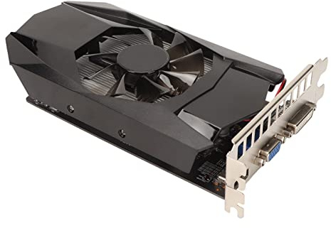 FOLOSAFENAR Gaming Graphics Card, 128bit PC Graphics Card Supports DirectX 11 4GB GDDR5 Low Noise for Desktop Computer