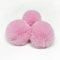 SYSUII 10 Stück Kunstfell Bommel 8cm Kunstfell Fellbommel Pompon Pom Ball DIY Fell Pom Poms für Damen Tasche Mützen Anhängern Dekoration Schlüsselanhänger Charms Strickmütze Zubehör -rosa