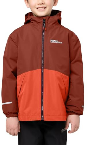 Jack Wolfskin Unisex Kinder Iceland 3in1, Intense Rust, 116 EU