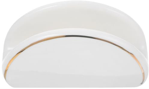 DEARMAMY Kerntyp Goldener Serviettenhalter Aus Keramik Elegante Tischdekoration Für Papierservietten Für Küche Und Esszimmer
