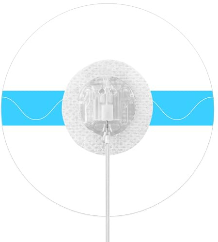 LiangMai 40 Stück Insulinpumpe Pflaster für Medtronic MiniMed 640G 780G 670G 770G 630G, Freestyle libre 3 Pflaster CGM Schutz 14 Tage Klebekraft, Wasserfest Patch Sport Tape mit Loch in der Mitte