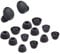 Ear Tips for Samsung Galaxy Buds 2 Pro, 6 Pairs Silicone Replacement Earbud Tips S/M/L, Earbuds Ear Tips Buds Set-Black