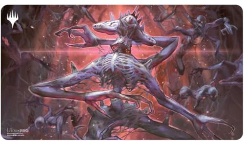 Ultra PRO - MTG Duskmourn Playmat Commander Ft. Overlord of The Balemurk for Magic: The Gathering, Verwendung als Mauspad, Schreibtischunterlage, schützt MTG-Karten während des Spiels