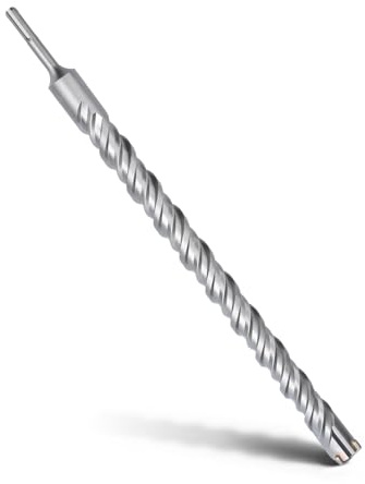MOXPIFY SDS Plus Bohrer 32x500mm Betonbohrer Steinbohrer Hammerbohrer | 4 Hartmetall Schneiden, Doppelwendel, Naturstein, Steinbohrer lang