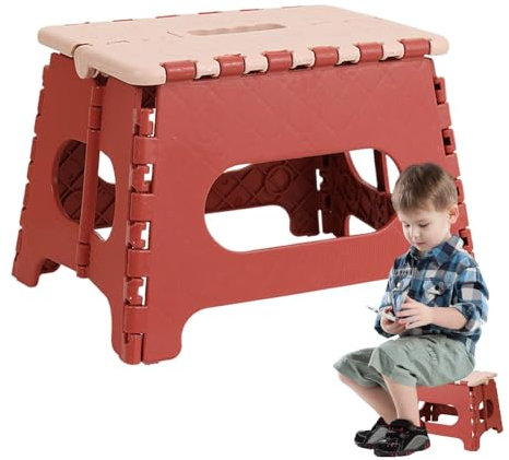 Klapptritt – Klapptritt – kompakte Klapptritte, Sitze für Duschen, tragbarer Duschsitz mit Griff | leichter Klappstuhl für Badezimmer, Schuh-Wechselhocker