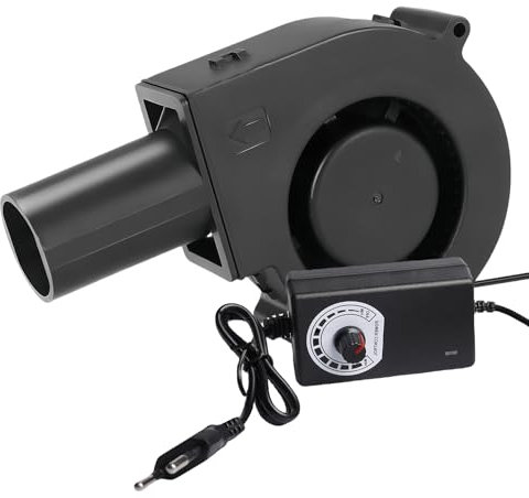 Ventola radiale 12 V, ventola con regolatore di velocità, ventola di raffreddamento per ventilazione, cambio ventola, barbecue, camino, ventola di raffreddamento, ventola radiale AC per riscaldatori,