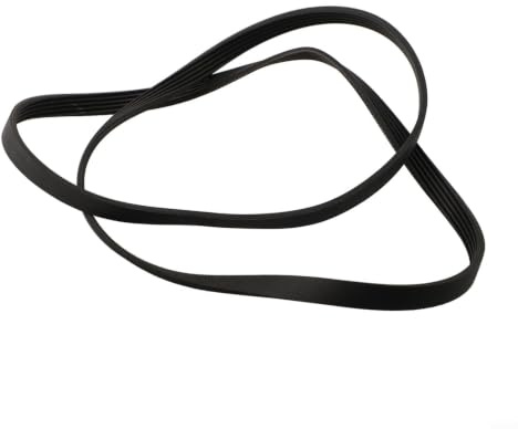 Washing Machine Belt 5PJE1196 Compatible with for hoover Candy VHD8142-80 GO1682-80 Drum Drive Replacement Part Black Rubber Serpentine Belt(1 pcs)