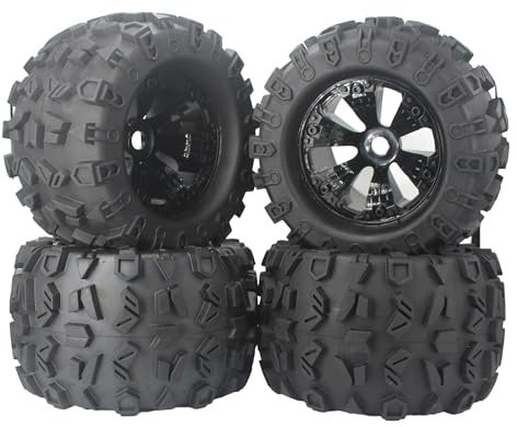 Für Traxxas Für Maxx Für Tmaxx Für E-Revo Für Revo 3.3 Für JLB Für Cheetah Für Monster Für RC-Truck-Reifen Im Maßstab 1:8 RC Car Reifen(4pcs Glued)