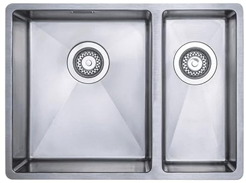 Austen & Co. Orla 1.5 Bowl Sink 590 x 440mm - Left Hand Main Bowl/Right Hand Small Bowl