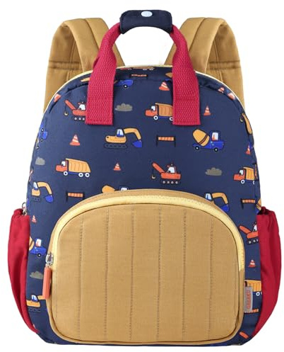 GAGAKU Kinderrucksack Jungen kinderrucksack Kleinkind Rucksack für 2-4 Jahre Kinder Kindergartenrucksack Mini Tagesrucksack Reisetasche Kinderrucksäcke Verstellbare Schultergurte - Traktor