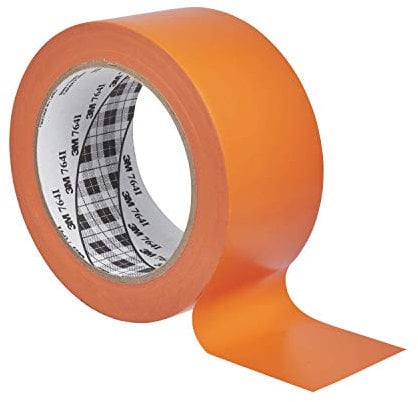 3M 764I Nastro Vinilico Multiuso, 50 mm X 33 m, 24 Pezzi, Arancione