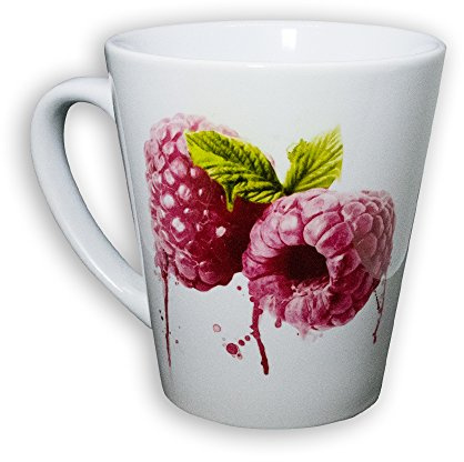 Himbeere Tasse aus Porzellan