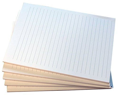 Druckerei Scharlau 18x Notiz-Block liniert in Grau - Notizen Linie - 50 Blatt, DIN A5, 50 Blatt, Qualitäts-Offset-Papier 80g/m² (22210)