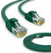 HB-DIGITAL 3m Netzwerkkabel LAN Flach Patchkabel mit RJ45 Stecker Kupfer PROFI Slim flexibel für Gigabit Ethernet kompatibel mit PC, Router, Switch, Modem, TV, Spiel Konsole Grün