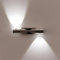 Wandleuchte 2W LED Wandlampe Silber aus Aluminium Modern Design aus Wandbeleuchtung warmweiß für Wohnzimmer Schlafzimmer Korridor Spiegellicht und Esszimmer (Kaltweiß)