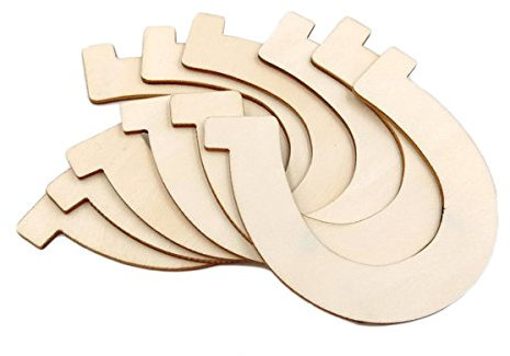 24pcs Holzscheiben Scheiben Form unvollendete Holz Ausschnitte Handwerk DIY Dekoration