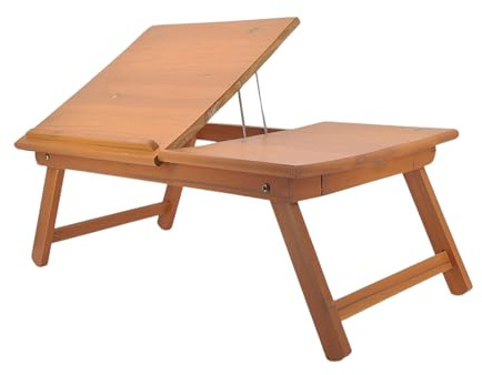 abc HOME | Serviertablett | verstellbare Leseklappe | Zedernholz