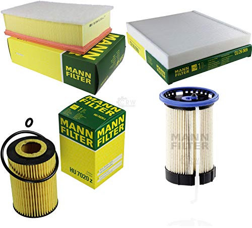 MANN-FILTER Inspektions Set Inspektionspaket Innenraumfilter Kraftstofffilter Luftfilter Ölfilter