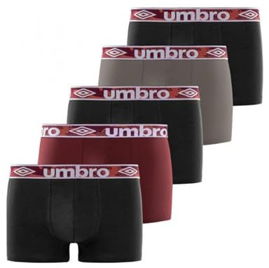 Caleçon Homme 100% Coton, Boxer Homme, Maille Aérée, Ajustement Parfait (Lot de 5), Noir, Rouge, Gris, Taille 2XL