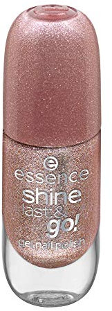 essence shine last & go! gel nail polish, Gellack, Nagellack, Nr. 65 Disco Fever, gold, gelig, glänzend, ohne Aceton, vegan, ohne Konservierungsstoffe (8ml)