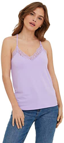 Vero Moda Sottogiacca con Pizzo (L, Lilla)