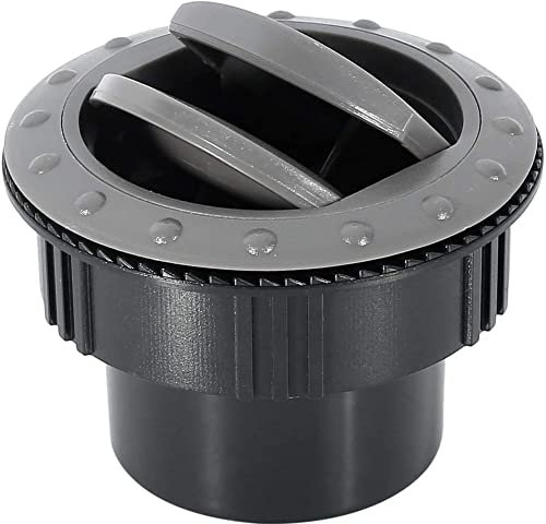 Salida de Ventilación Redonda, MoreChioce Rejilla de Ventilación de Aire Rejilla de Ventilación de Salpicadero Rejilla de Ventilación de Salida de Aire Acondicionado,Negro