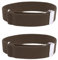CHENGZI 1 Paar elastische verstellbare Armstulpen für Herren, Hemd, Strumpfband, Ärmelhalter, Breite 2,4 cm, coffee, Einheitsgröße