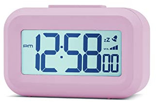 Acctim, Digital, Bedside, Mini Alarm Clock, Peach Bellini, One Size