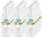 Tradineur - Pack de 12 botellas de plástico - Incluye tapa - Ideal para la conservación de tus alimentos - Capacidad de 0,5 Litros - 20,5 x 6,5 cm