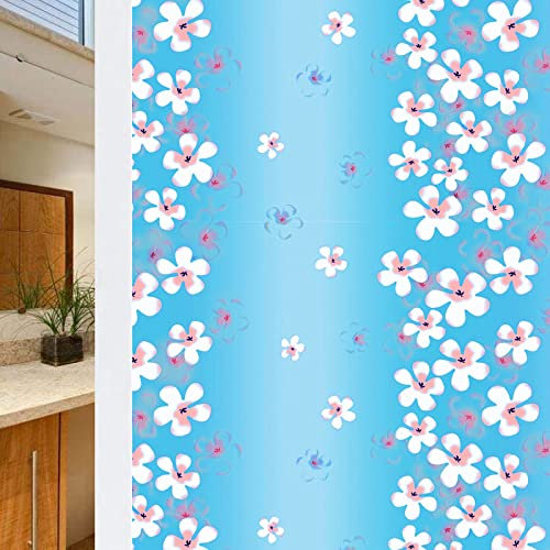 Vinilos para Cristales Lilas Azules Vinilo Adhesivo Vinilo para Opacar Cristales Vinilos Adhesivos para Cristales Proteger la Privacidad Oficina baño Sala Estar 90x200cm