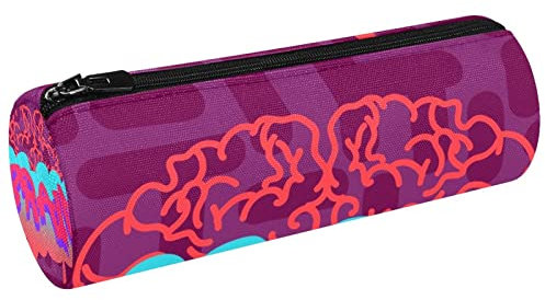 Sunset Swan on Lake Silhouette Canvas Federmäppchen Münzbörse Kosmetik Make-up Tasche für Student Schreibwaren Schule Büro Aufbewahrung, Multi#05, 20x6.3cm/7.9x2.5in, Federmäppchen