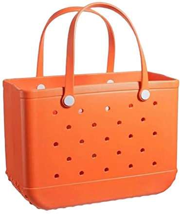 TAYSTE Tragetasche Strandtasche | Eva-Einkaufstasche aus Gummi mit Löchern | Langlebige offene Einkaufstasche Reisetaschen, große tragbare Handtasche für Strand-Pool-Sportarten