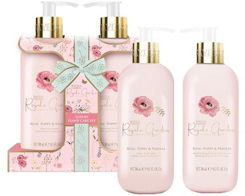 Baylis & Harding Royale Garden Rose, Poppy & Vanilla Luxury Hand Care Gift Set (Pack of 1) - Vegan Friendly
