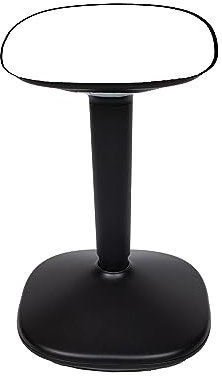 Viasit Younit ergonomischer Hocker, Stehhocker, Stehsitz, Arbeitshocker, Sitzhocker für Homeoffice und Büro - Höhenverstellbar (Farbwahl, Gestell schwarz)