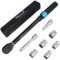 Shall 7-Piece 1/2 Torque Wrench Set, (20-220Nm), Suitable for car and motorcycle maintenance,With extension pole and storage box