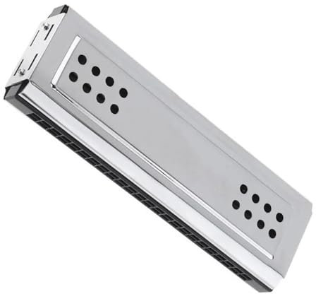 Spielen Sie professionell Mundharmonika Professionelle 24-Loch C&G Silber doppelseitige Vibrato-Mundharmonika, geeignet für Anfänger-Set