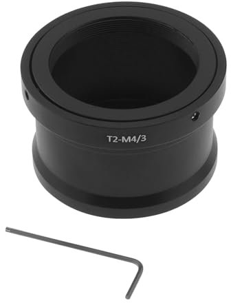 LT Easiyl T2-M4/3 M42 * 0,75 T-Mount-Adapter Objektivadapter für Spiegellose Kameras Kompatibel mit Olympus EP1 EP2 EPL1 Kompatibel mit Panasonic DMC-G1 DMC-GH1 DMC-GF1