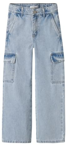 NAME IT Girl Cargojeans Wide Fit | Cargo Jeans