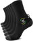 TUUHAW Schwarze Socken Herren 43-46 Baumwolle Tennissocken Herren 43-46 Lang Sportsocken Herrensocken Laufsocken 6 Paar Wintersocken Running Socken für Herren Männer Socken 6 Paar