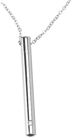 WRITWAA 3stücke Titanstahl Urne Halskette Für Haustieraschen Zylindrisches Gedenkaccessoire Mit Kette Persönliches Erinnerungsstück Für Alltag Stilvolles Design Für Jeden Anlass