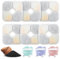 Dunkwckore 6PCS Filtre Fontaine à Eau pour Chat, Fontaine à Eau Filtres de Remplacement Rechange, Filtre avec Résine Activée Carbone Trois Couches Système Compatible avec Catit Pixi