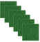OUDQFCJ 6 Pezzi Erba Sintetica per Mini Giardino, per Creazioni, Wichtel, Decorazione Mini Prato, Mini Giardino Erba, Piccolo per Creazioni, per DIY, Decorazione Mini Giardino (9,7 x 9,7 cm)