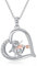 Shusukue Geigen-Halskette für Damen, 925er Sterlingsilber, spielt Geige, Musik-Anhänger, Halsketten, Geigenschmuck, musikalisches Geschenk für Geigerin, Tochter, Frau