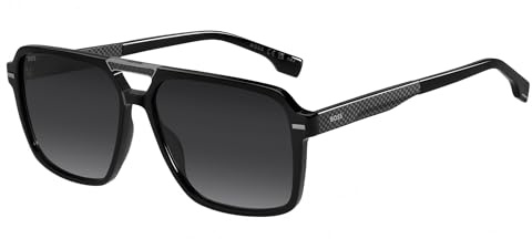 Boss 1766/S BLACK/GREY SHADED 59/14/150 Herrenbrillen Sonnenbrillen