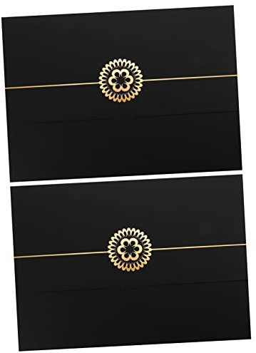HOODANCOS 2stücke Zertifikatshalter Dokumentenumschläge Für Diplome Und Auszeichnungen Schwarz Mit Goldprägung Für Abschlüsse Und Zeremonien Leicht Und Tragbar Schutz Für Wichtige Dokumente