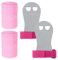 Piriuuo 2 Stück Gymnastik Handgriffe, Gymnastikgriffe mit 2 Armbänder Gymnastik Handflächenschutz und Handgelenkstütze Pull Up Grips Hand Grips Gymnastik Griffe Fitness Griffpads Sport Protektoren