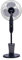 Powersonic Oscillating Misting Spray Pedestal Fan Tilt 3 Speed Black
